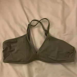 Green bikini top
